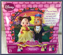 Belle & the Beast from Enchanted Nursery - Basic Series manufactured by Mattel [Back]