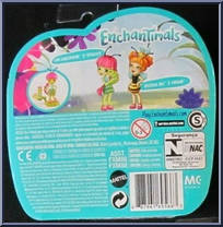 Cay Caterpillar & Beetrice Bee from Enchantimals - Bug Buddies manufactured by Mattel [Back]