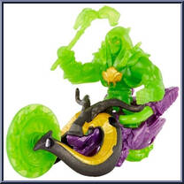 Skeletor & Painthor Cycle from Eternia Minis - Vehicles manufactured by Mattel [Loose]
