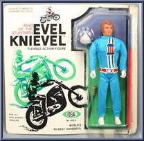Evel Knievel (Blue Suit, Helmet B) from Evel Knievel - Basic Series manufactured by Ideal [Loose]