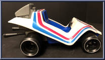 Fast Tracker (White) from Evel Knievel - Vehicles manufactured by Ideal [Loose]
