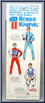 Robbie Knievel (The Teenage Stuntman) from Evel Knievel - Basic Series manufactured by Ideal [Back]