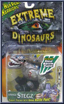 Stegz from Extreme Dinosaurs - War Paint manufactured by Mattel [Front]