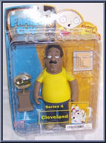 Cleveland from Family Guy - Series 4 manufactured by Mezco [Front]