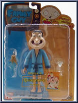 Quagmire (Blue Bathrobe) from Family Guy - Series 8 manufactured by Mezco [Front]