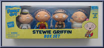 Stewie Griffin Boxed Set from Family Guy - Sets manufactured by Mezco [Front]