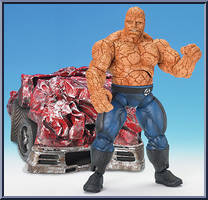 Thing (Clobber 'N Crush) from Fantastic Four - Movie - Series 2 manufactured by Toy Biz [Loose]