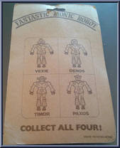 Vexie from Fantastic Zionic Robot - Basic Series manufactured by Unknown [Back]