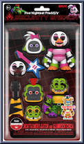 Montgomery Gator and Glamrock Chica from Five Nights at Freddy's - Snaps! manufactured by Funko [Front]