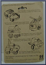 Dune Buggy from Flip Floppers - 1981 Wind-Ups manufactured by Tomy [Back]