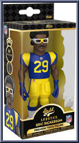 Eric Dickerson (Blue Jersey) (Rams) from Football - Vinyl Gold - 5" Scale manufactured by Funko [Front]