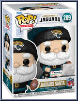 Jaguars Santa from Football - Holiday Pop! manufactured by Funko [Front]