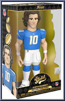 Justin Herbert (Blue Jersey) (Chargers) from Football - Vinyl Gold - 12" Scale manufactured by Funko [Front]
