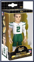 Zach Wilson (White Jersey) (Jets) from Football - Vinyl Gold - 5" Scale manufactured by Funko [Front]