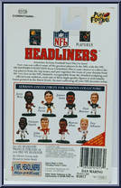 Dan Marino from Football Headliners - 1996 Season manufactured by Corinthian [Back]
