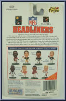 Jim Kelly from Football Headliners - 1996 Season manufactured by Corinthian [Back]