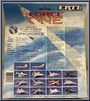 Grumman F-14A Tomcat from Force One - Basic Series manufactured by ERTL [Back]