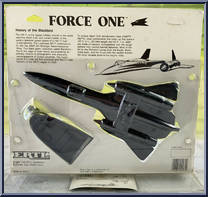 SR-71 from Force One - Basic Series manufactured by ERTL [Back]