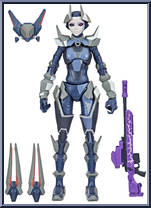 Lexa (Mechafusion) from Fortnite - Victory Royale manufactured by Hasbro [Loose]
