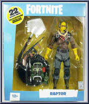 Raptor from Fortnite - Basic Series manufactured by McFarlane [Front]