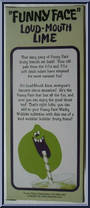 Loud-Mouth Lime from Funny Face - Wacky Wobblers manufactured by Funko [Back]