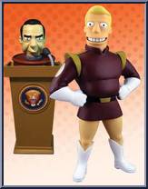 Zapp Brannigan from Futurama - Basic Series manufactured by Toynami [Loose]