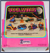 Commander Shovel from Galactic Star Mite - Basic Series manufactured by Empire Toys [Back]