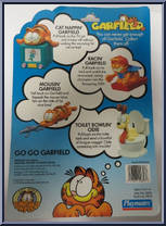 Racin' Garfield from Garfield - Go Go Garfield manufactured by Playmates [Back]