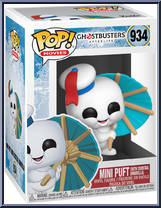 Mini Puft (with Cocktail Umbrella) (Afterlife) from Ghostbusters - Afterlife - Pop! Vinyl Figures manufactured by Funko [Front]