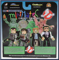 New York City Mayor / Subway Ghost from Ghostbusters - Minimates - Toys R Us - Series 4 manufactured by Diamond Select [Back]