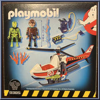 Helicopter (with Venkman) from Ghostbusters - Basic Series manufactured by Playmobil [Back]
