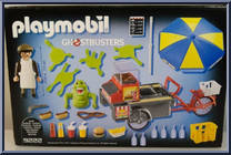 Hot Dog Stand (with Slimer) from Ghostbusters - Basic Series manufactured by Playmobil [Back]