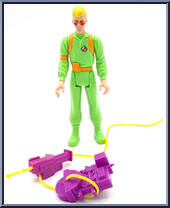 Egon Spengler (Brain Ghost) from Ghostbusters - The Real - Slimed Heroes manufactured by Kenner [Loose]