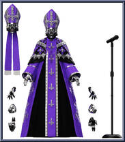 Papa V Perpetua from Ghost (Rock Band) - Ultimates manufactured by Super7 [Loose]