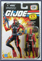 Cobra Diver (Water Element) (Cartoon) from G.I. Joe - 25th Anniversary - Wave 12 manufactured by Hasbro [Front]
