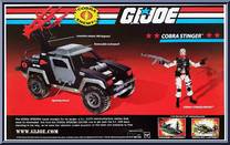 Cobra Stinger (with Cobra Stinger Driver) from G.I. Joe - 25th Anniversary - Vehicle Sets manufactured by Hasbro [Back]