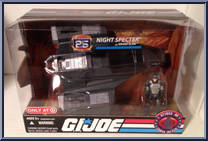 Night Spectre from G.I. Joe - 25th Anniversary - Vehicle Sets manufactured by Hasbro [Front]