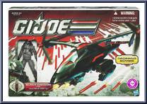 Black Dragon VTOL (with Cobra Air Trooper) from G.I. Joe - 30th Anniversary - Vehicles manufactured by Hasbro [Front]