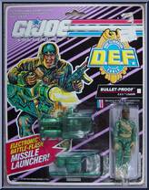 Bullet-Proof from G.I. Joe - Classic Collection - Series 11 - D.E.F. (Drug Elimination Force) manufactured by Hasbro [Front]