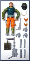 Captain Grid Iron from G.I. Joe - Classic Collection - Series  9 manufactured by Hasbro [Loose]