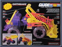 Earthquake from G.I. Joe - Classic Collection - Series 11 - Accessories manufactured by Hasbro [Back]