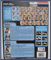 Maverick / Blocker from G.I. Joe - Classic Collection - Battle Force 2000 - 2-Packs manufactured by Hasbro [Back]