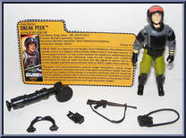 Sneak Peek / Lt. Falcon from G.I. Joe - Classic Collection - Night Force manufactured by Hasbro [Loose]