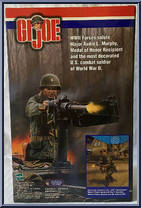 Audie Murphy from G.I. Joe - Classic Collection 12" Scale - Medal of Honor Recipient manufactured by Hasbro [Back]