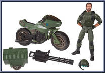 Alvin "Breaker" Kibbey with Ram Cycle from G.I. Joe - Classified - Cobra Island manufactured by Hasbro [Loose]
