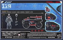 Cobra Ferret Scout and Cobra Ferret ATV from G.I. Joe - Classified - Basic Series manufactured by Hasbro [Back]