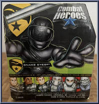 Snake Eyes (Silver Sword) from G.I. Joe - Combat Heroes - Basic Series manufactured by Hasbro [Back]