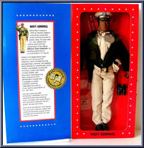 Navy Admiral (Black) from G.I. Joe - Commemorative Collection - Limited Edition WW II manufactured by Hasbro [Front]