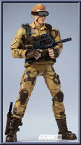 Dusty from G.I. Joe - Exquisite Mini Series manufactured by Hiya Toys [Loose]