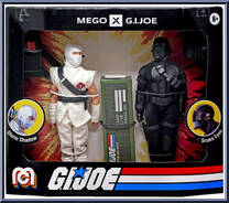 Snake Eyes / Storm Shadow from G.I. Joe - 2-Packs manufactured by Mego 2018 [Front]